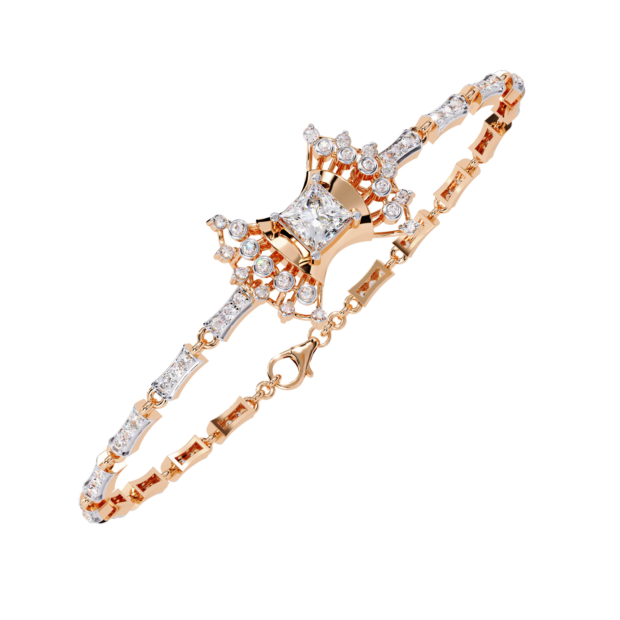 SOLITARE BRACELETS WITH RENDER AND DETAIL IMAGE 3 3D print model_4