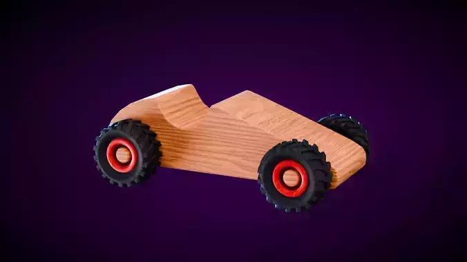 Wooden Speedy Car