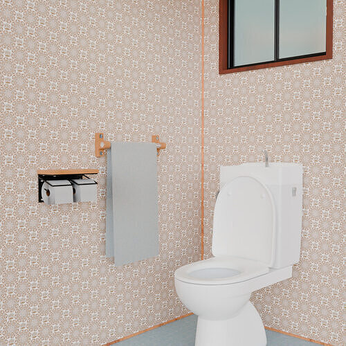 Simple restroom 3D model
