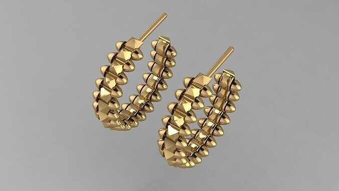 CARTIER EARRING 3D print model