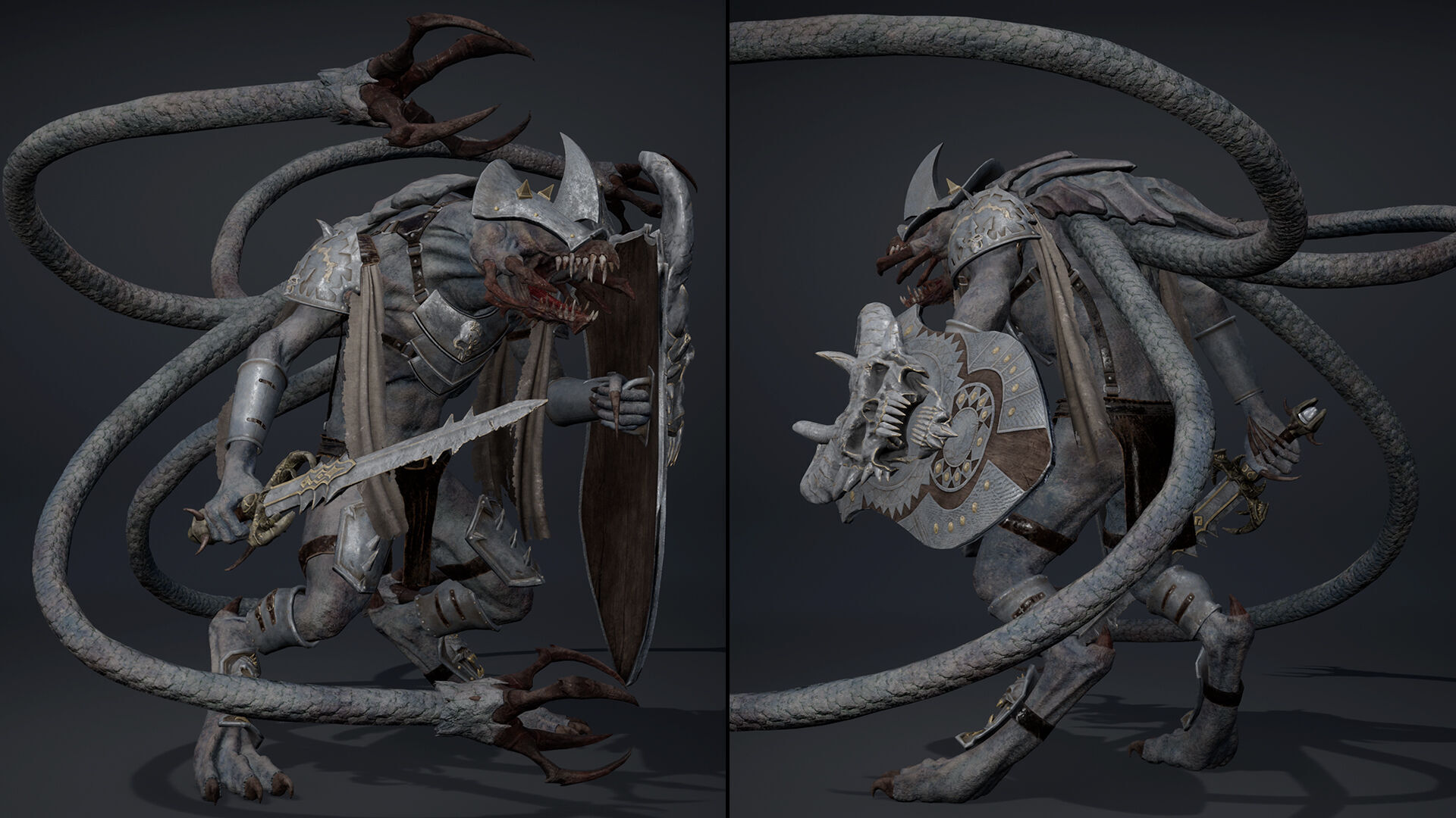 3D model Venom Swordman Tentacle VR / AR / low-poly | CGTrader