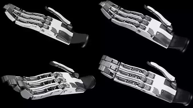 Robot Hand 3D Model