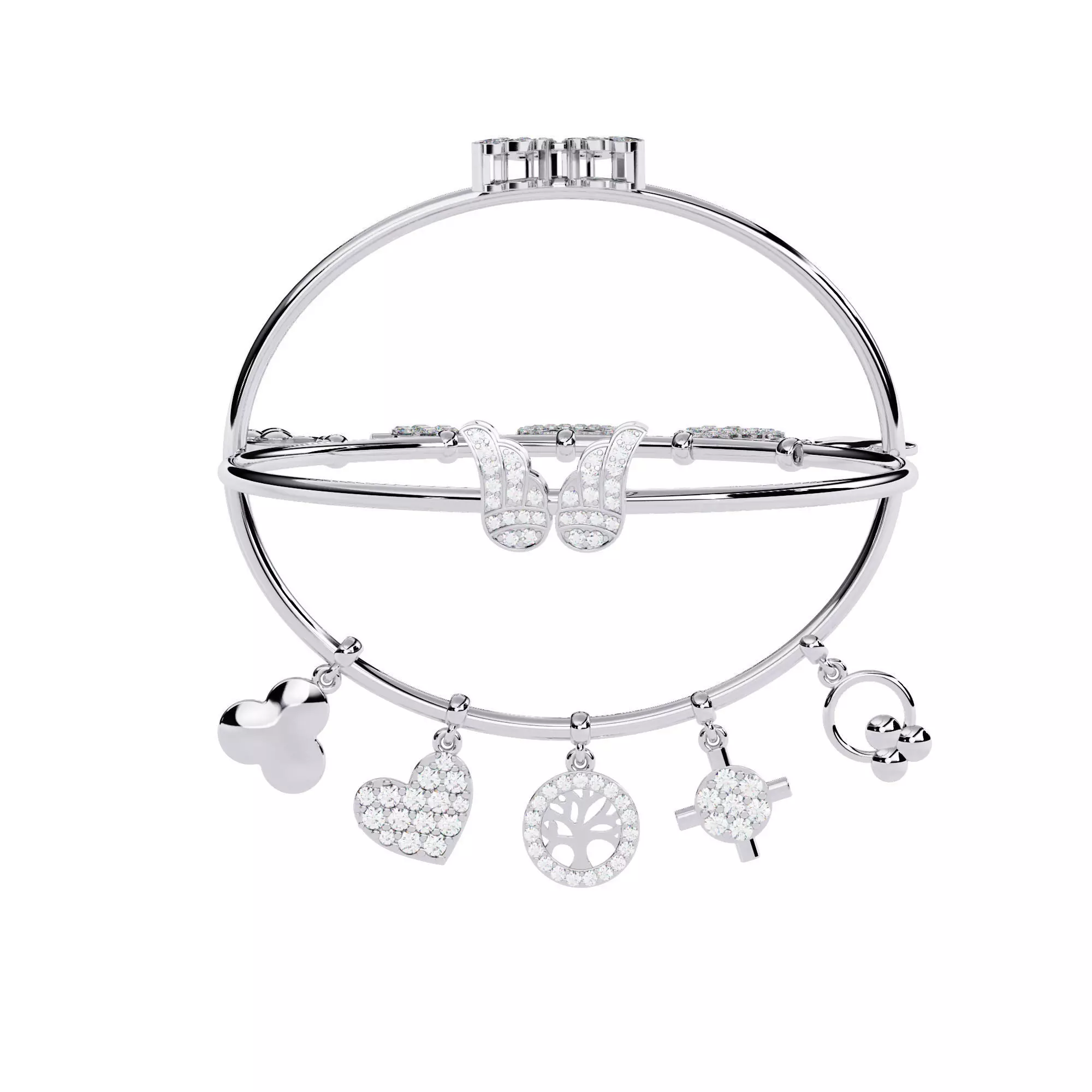 SOLITARE BRACELETS WITH RENDER AND DETAIL IMAGE 17 3D print model