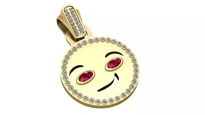 Smiley Face Pendant
