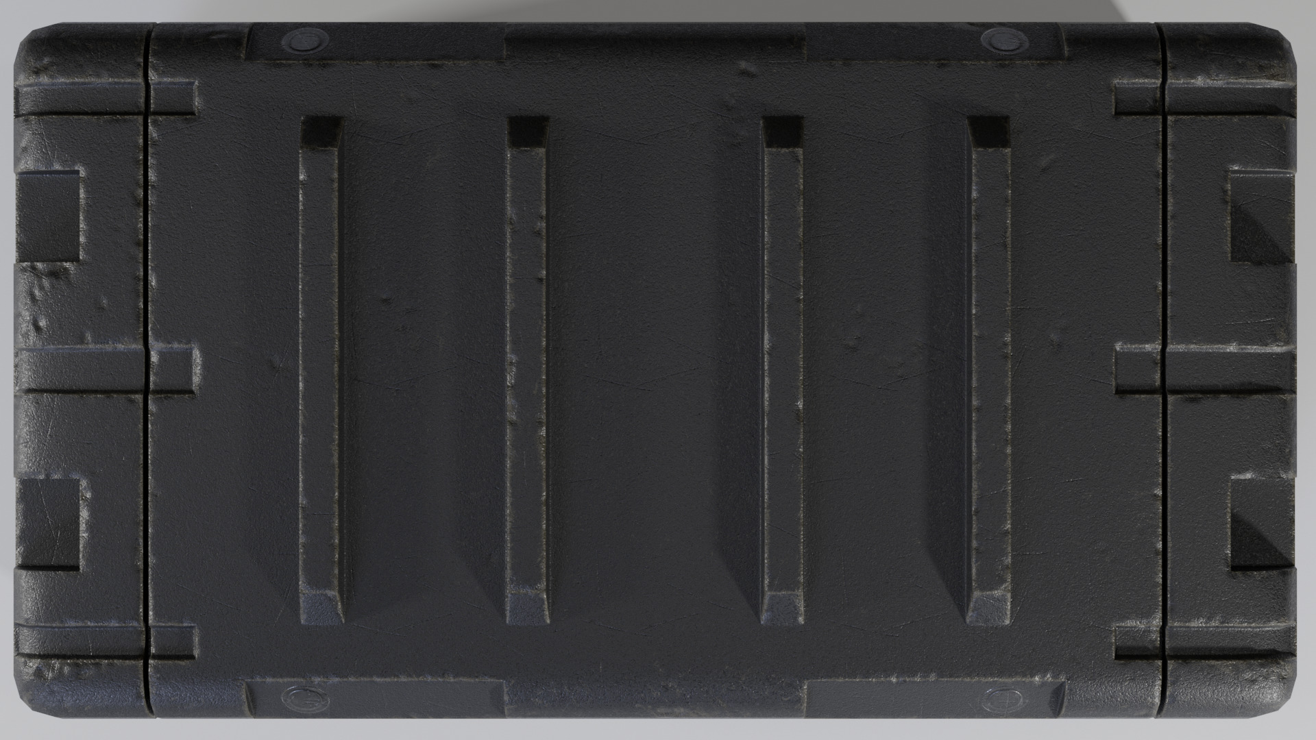 Low-poly military case Free low-poly 3D model_5