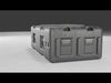 Low-poly military case Free low-poly 3D model_1
