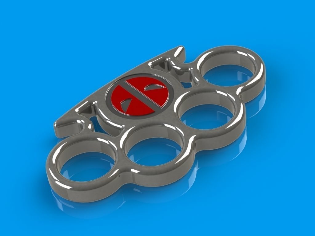 Deadpool Knuckle 3D print model_2