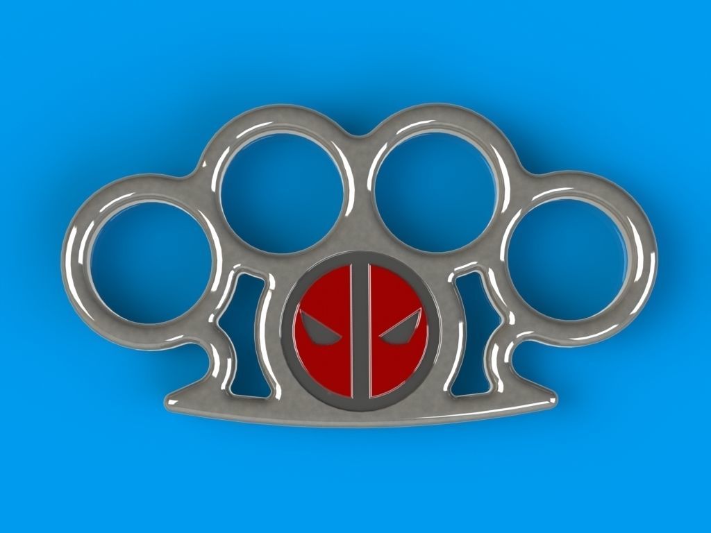 Deadpool Knuckle 3D print model_1