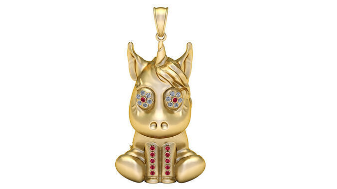 Unicorn Pendant   3D print model