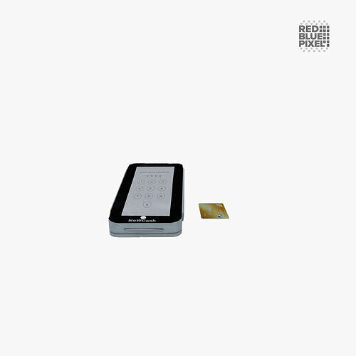 Cash Machine Low-poly 3D model
