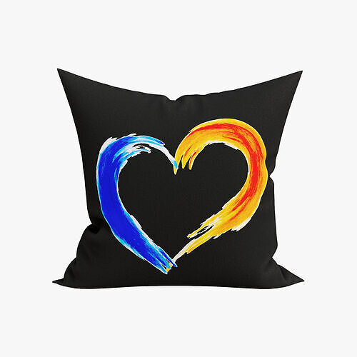 pillow heart color 3D model
