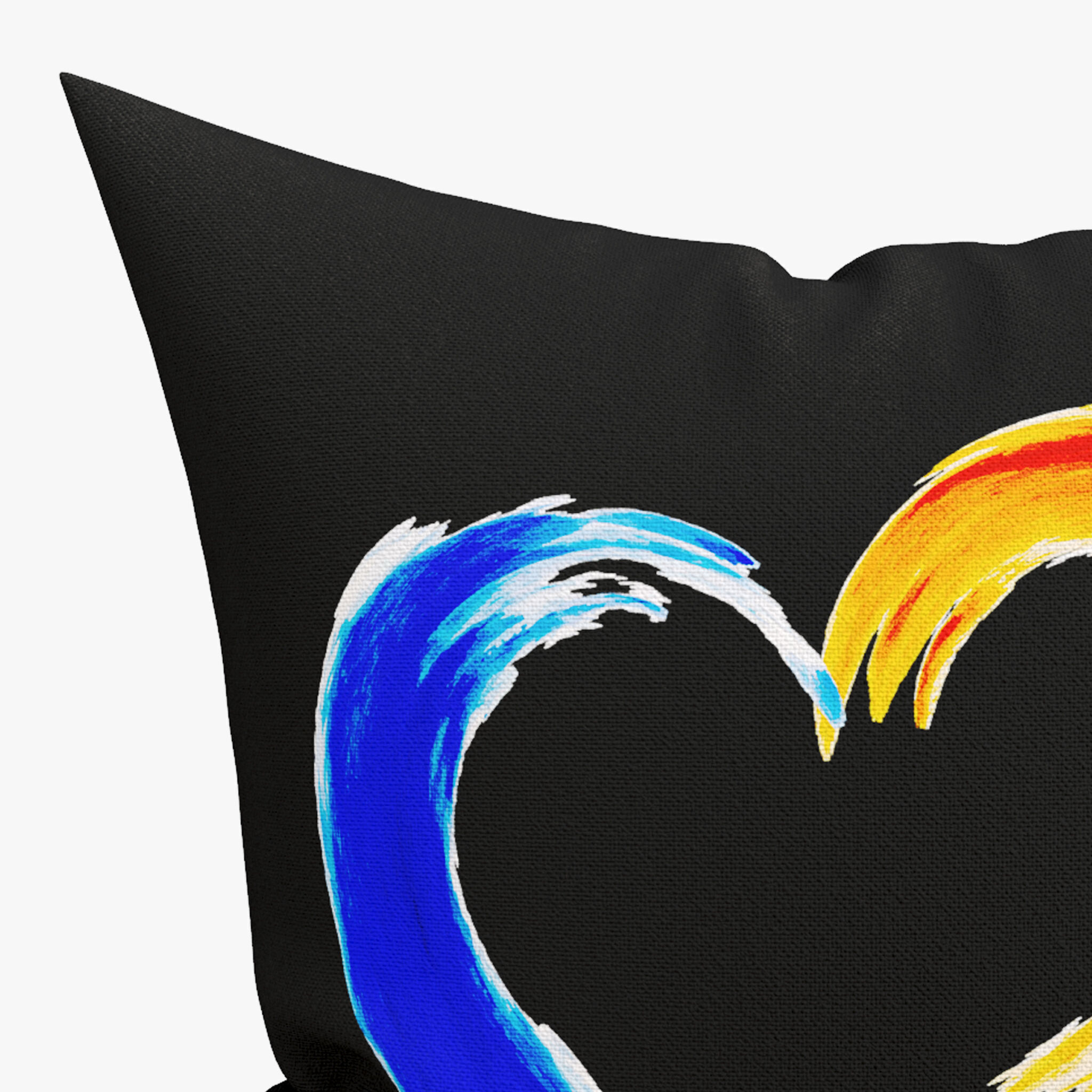 pillow heart color 3D model_7