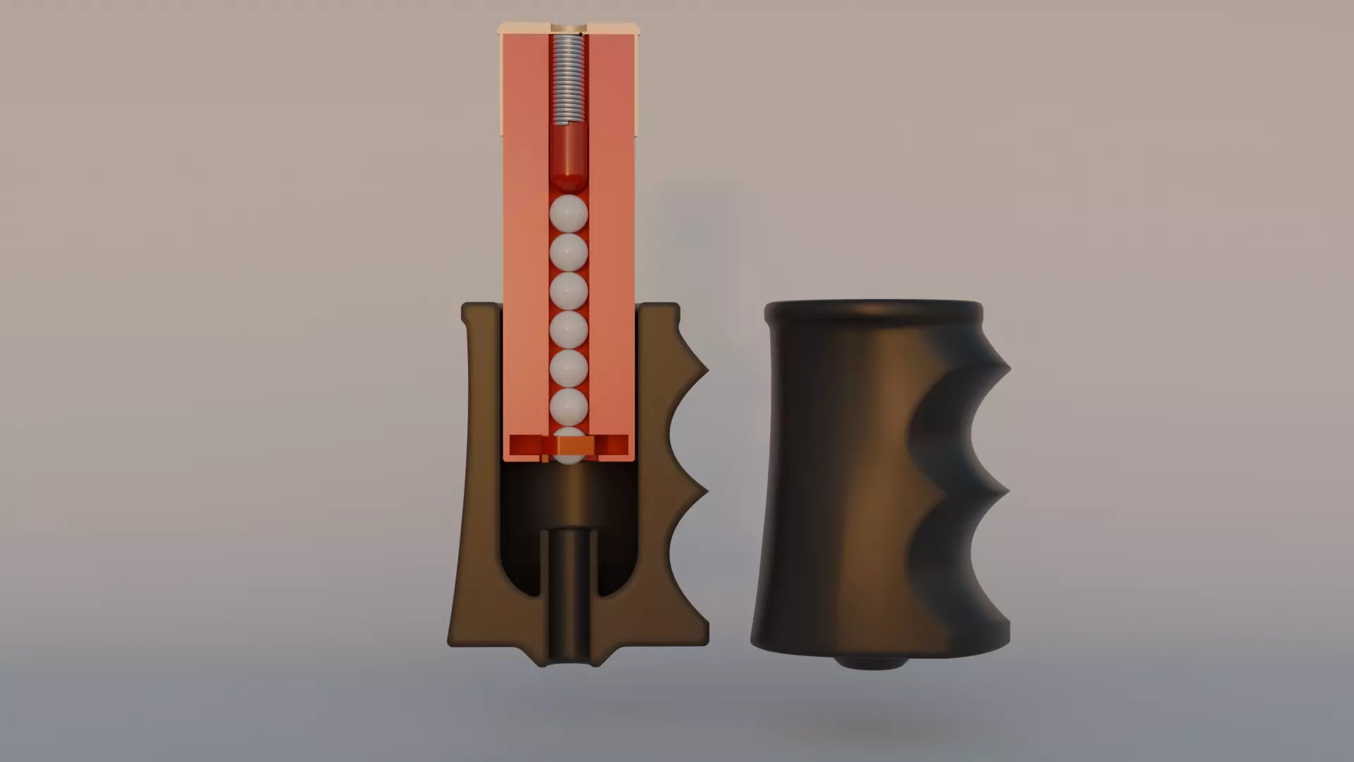 Airsoft shell magazine BB unloader 3D print model