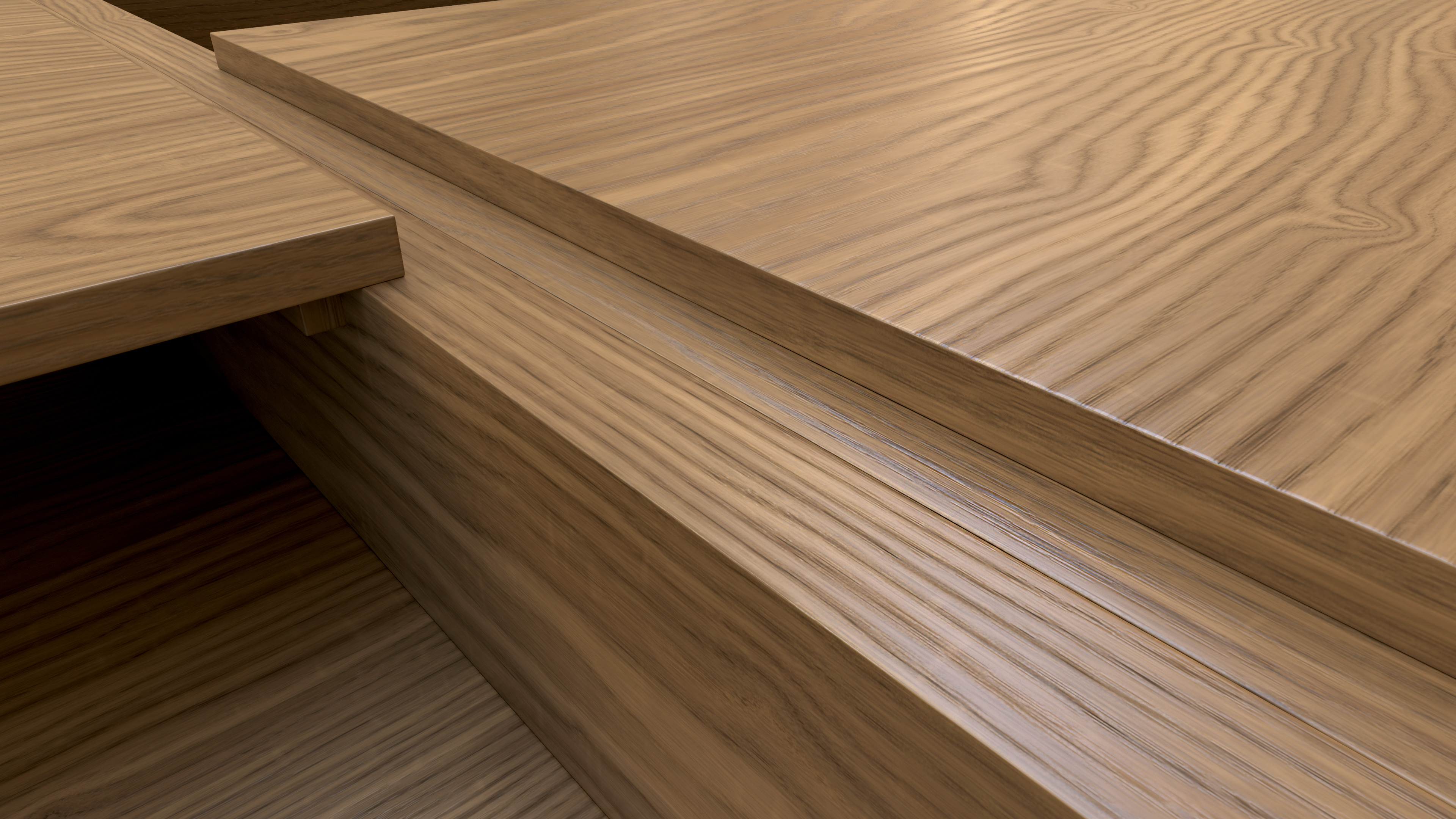 Table Constructor Lounge Low-poly 3D model_6