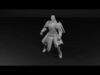 Metin2 Warior With Black Steel Armor Extra Detailed Model FanArt 3D print model_1
