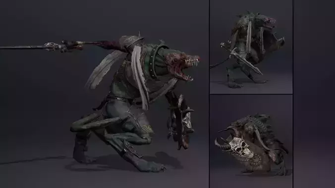 Venom Swordman Damaged