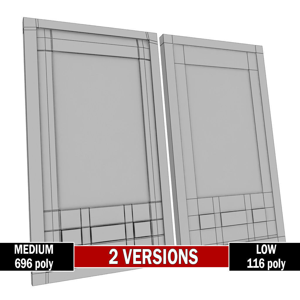 Weather meteo digital station remote Low-poly 3D model_7