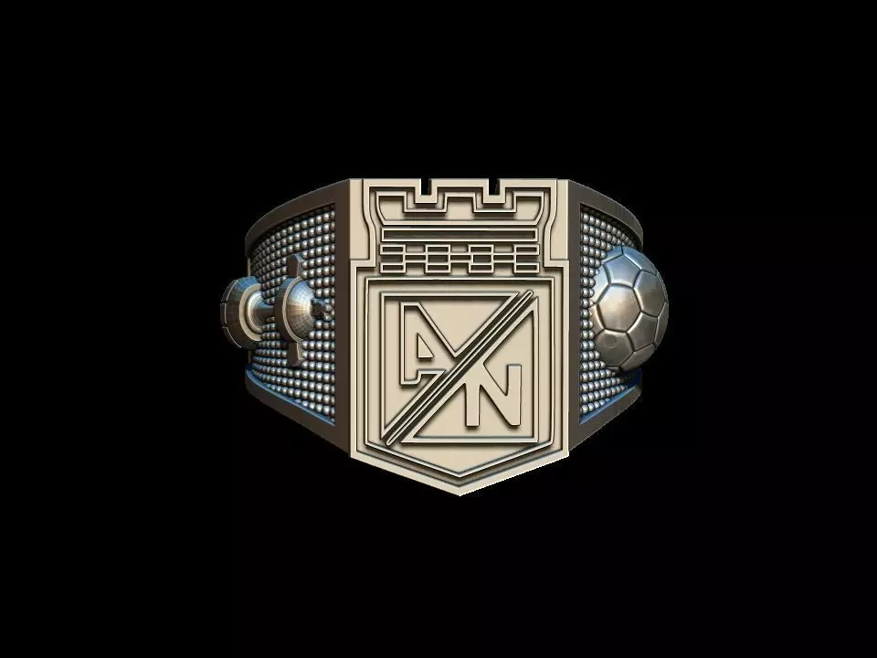 Atletico Nacional Ring 3D print model