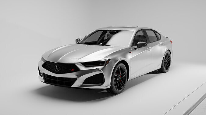 Acura TLX Type-S 2025 Low-poly 3D model