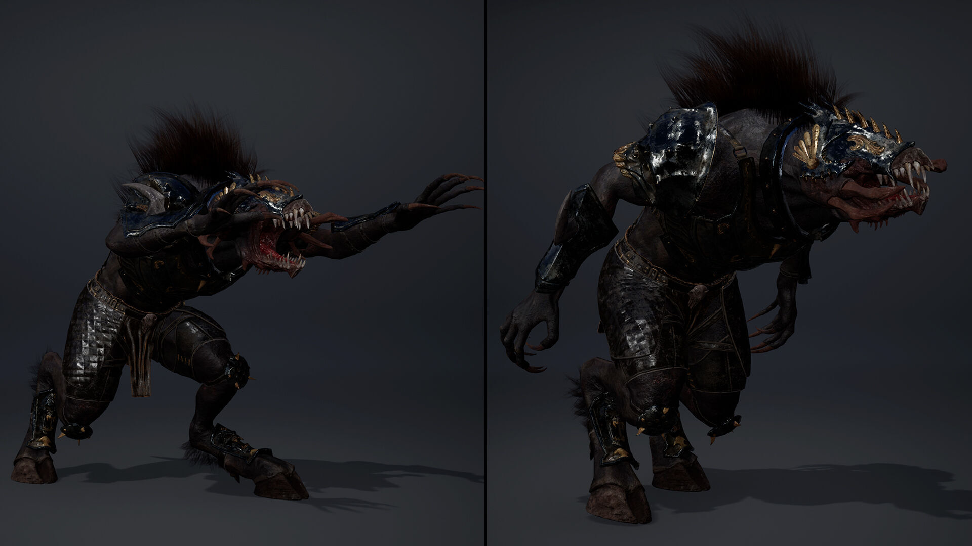 Venom Swordman Arm2 Brutal Low-poly 3D model_14