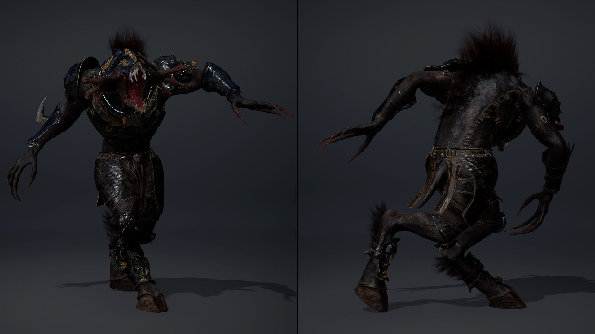 Venom Swordman Arm2 Brutal Low-poly 3D model_18