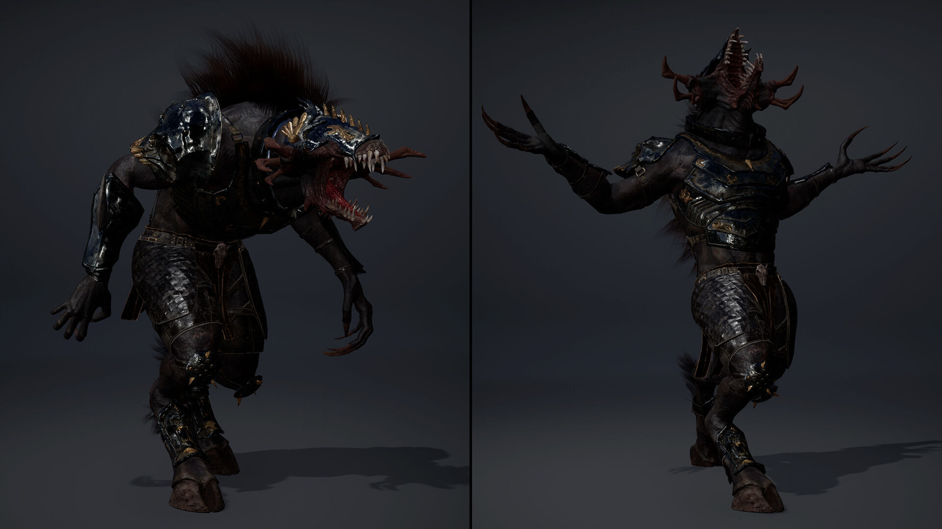 Venom Swordman Arm2 Brutal Low-poly 3D model_20