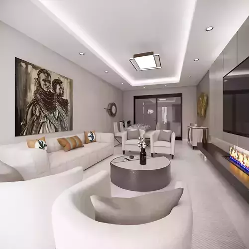 african style livinroom