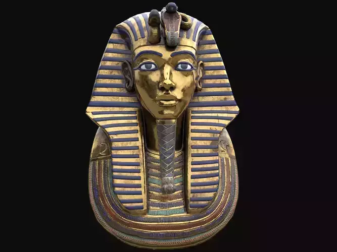 Egyptian Tutankhamun Mask PBR