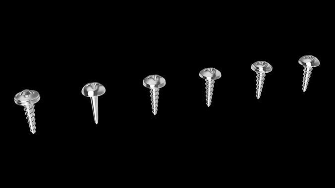 screws model Free 3D print model