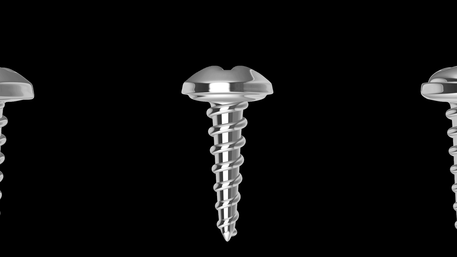 screws model 3D print model_2