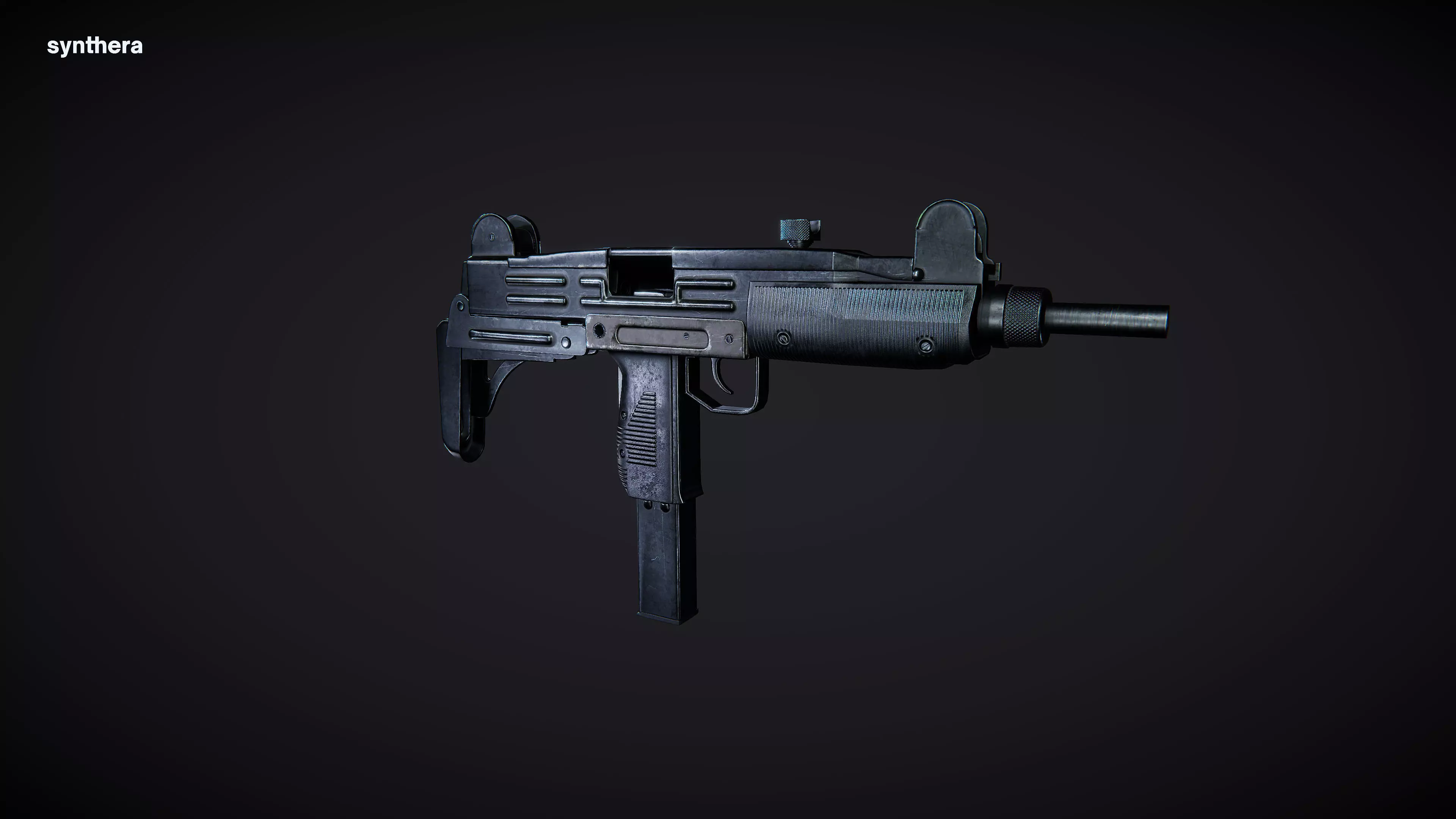 Uzi 01 Active 3D model_0