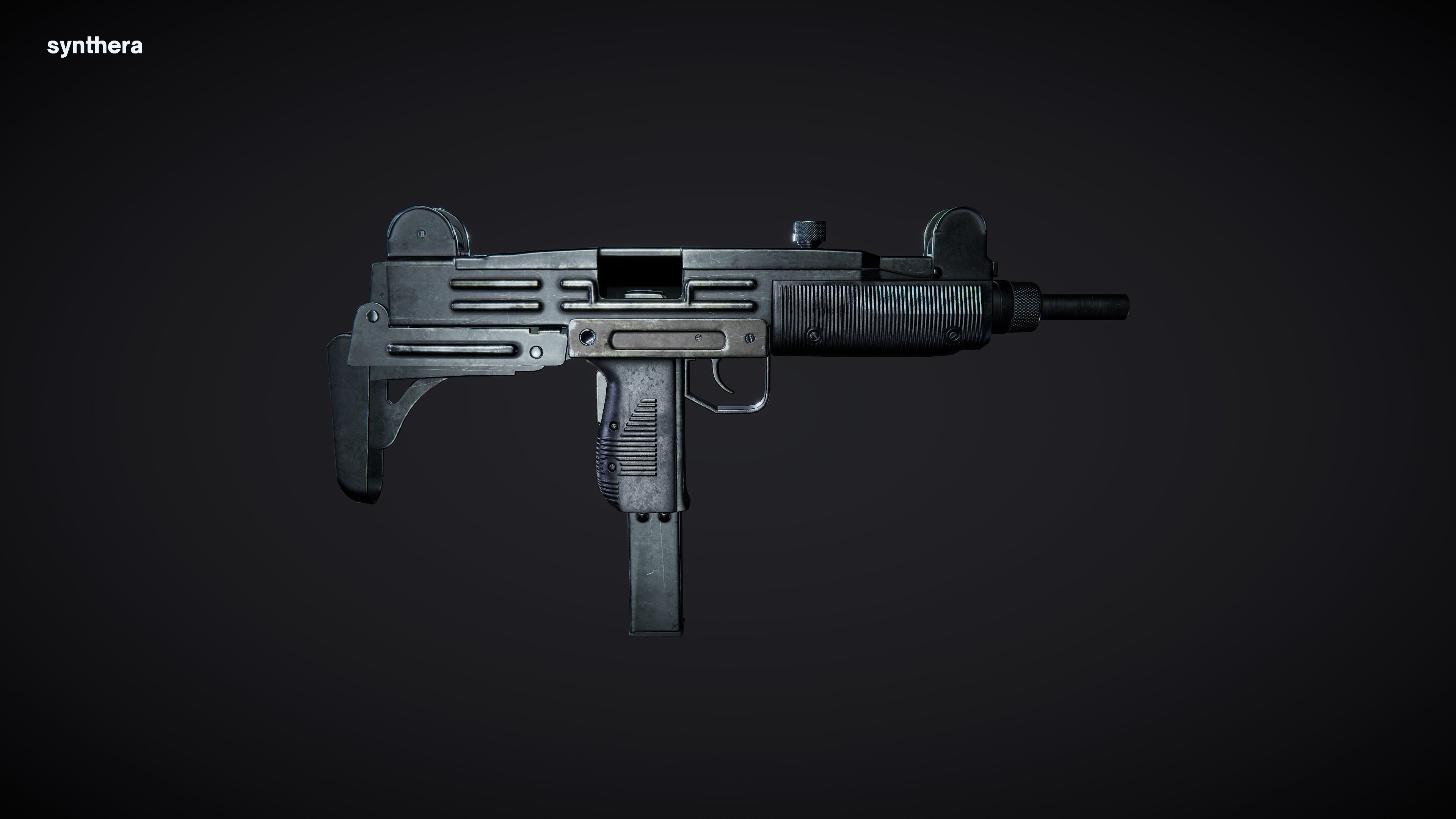 Uzi 01 Active 3D model_2