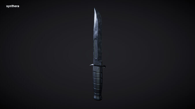 Ka-Bar Knife Active 3D model