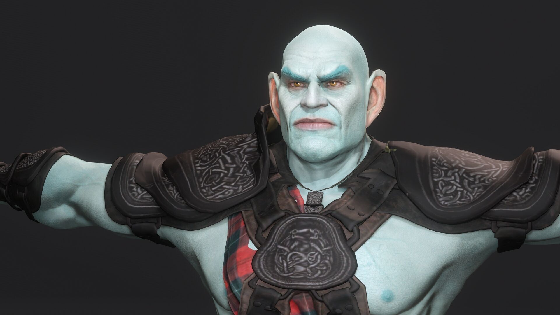 Monster character 3D model_1