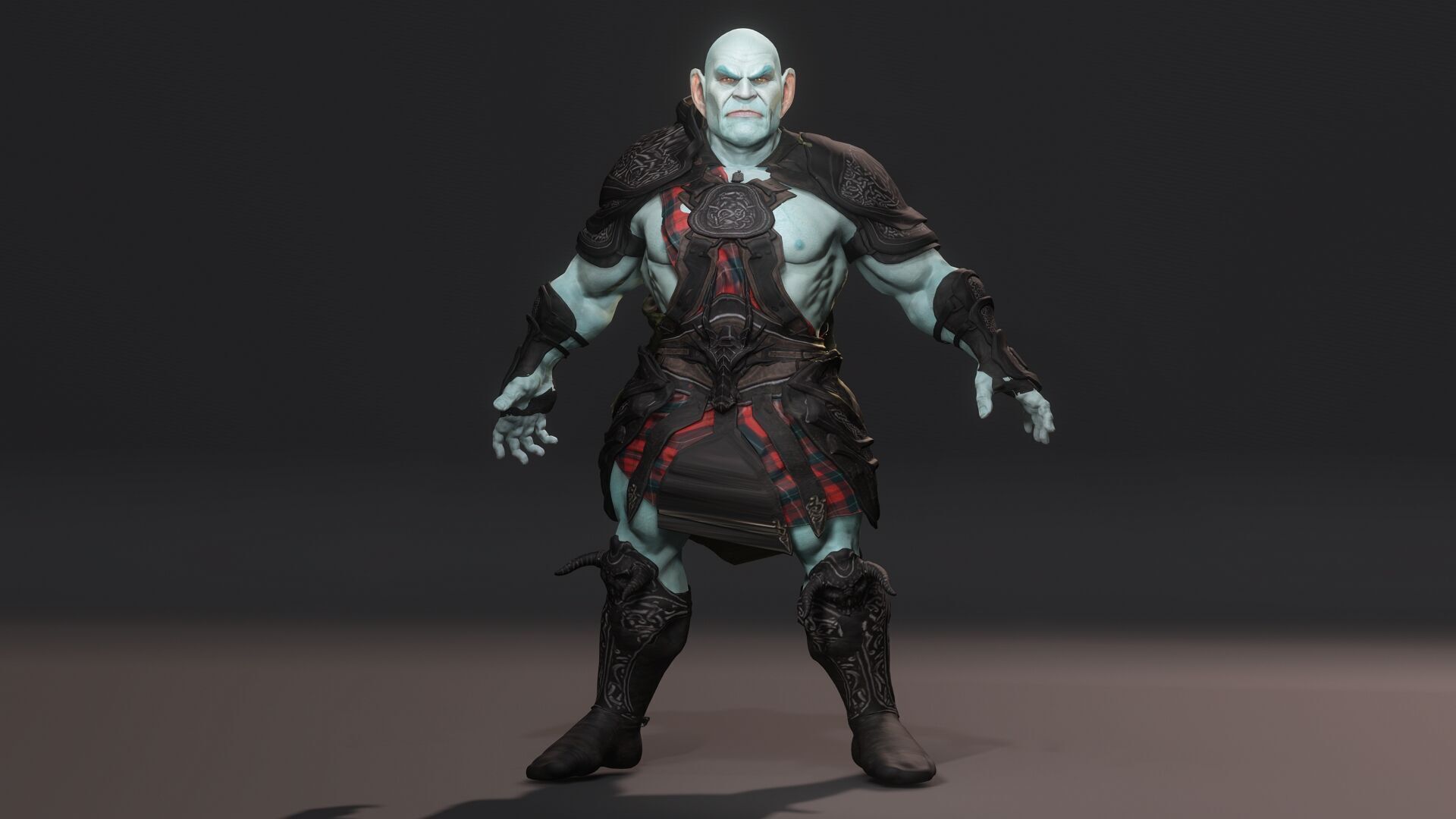 Monster character 3D model_4