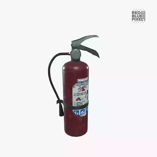 Fire Extinguisher Low-poly 3D model