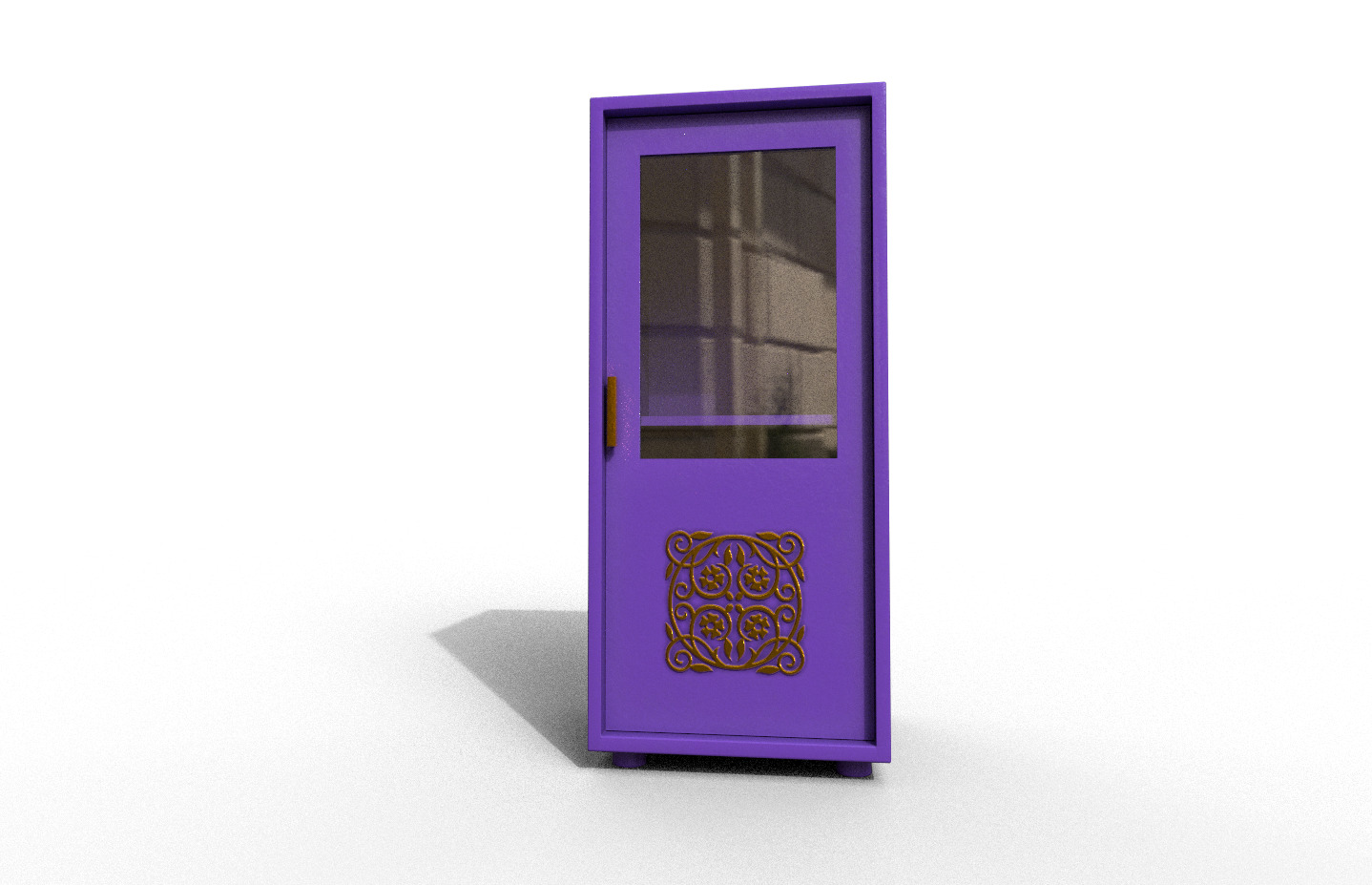 Set Modern Furniture 3D Model Low-poly 3D model_17