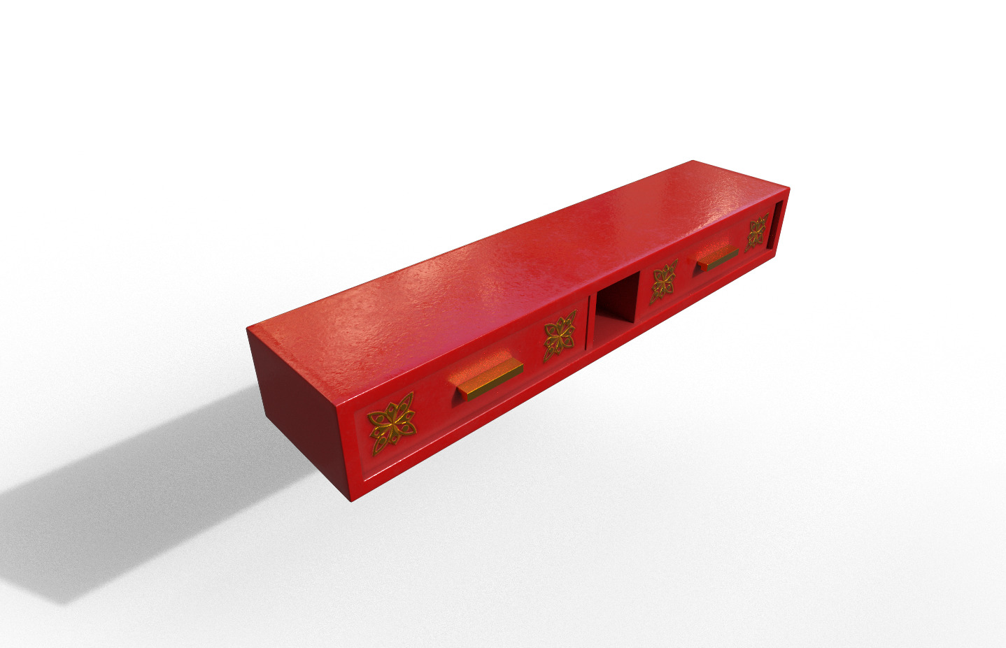 Set Modern Furniture 3D Model Low-poly 3D model_21