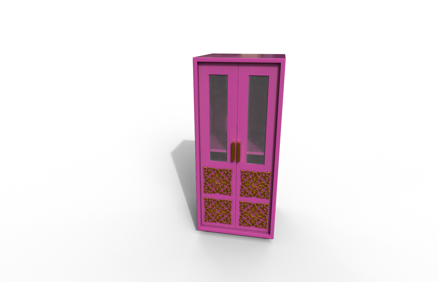 Set Modern Furniture 3D Model Low-poly 3D model_11