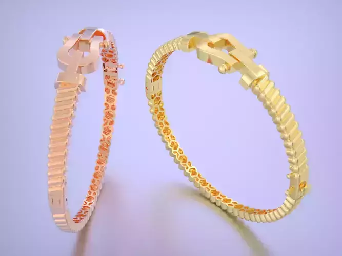 Force bracelet - Horseshoe 3D print model