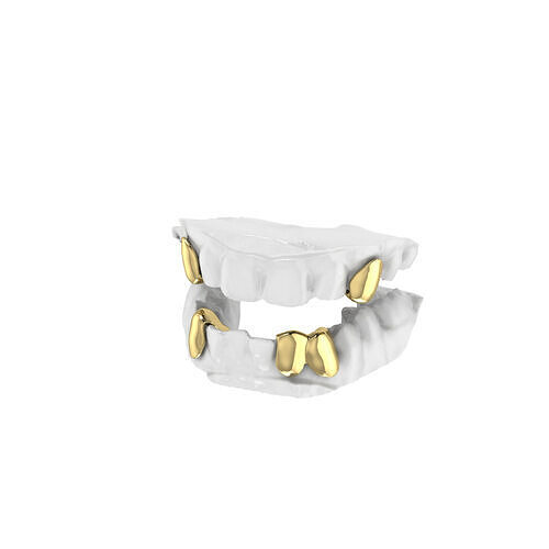 Gold Grillz  3D print model