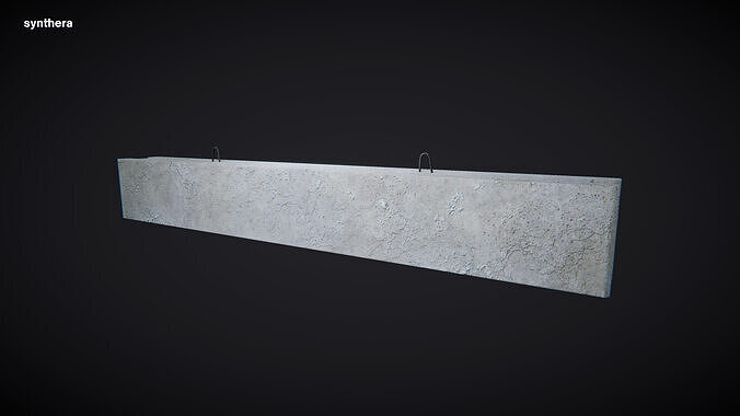 Concrete Beam 01 3D model