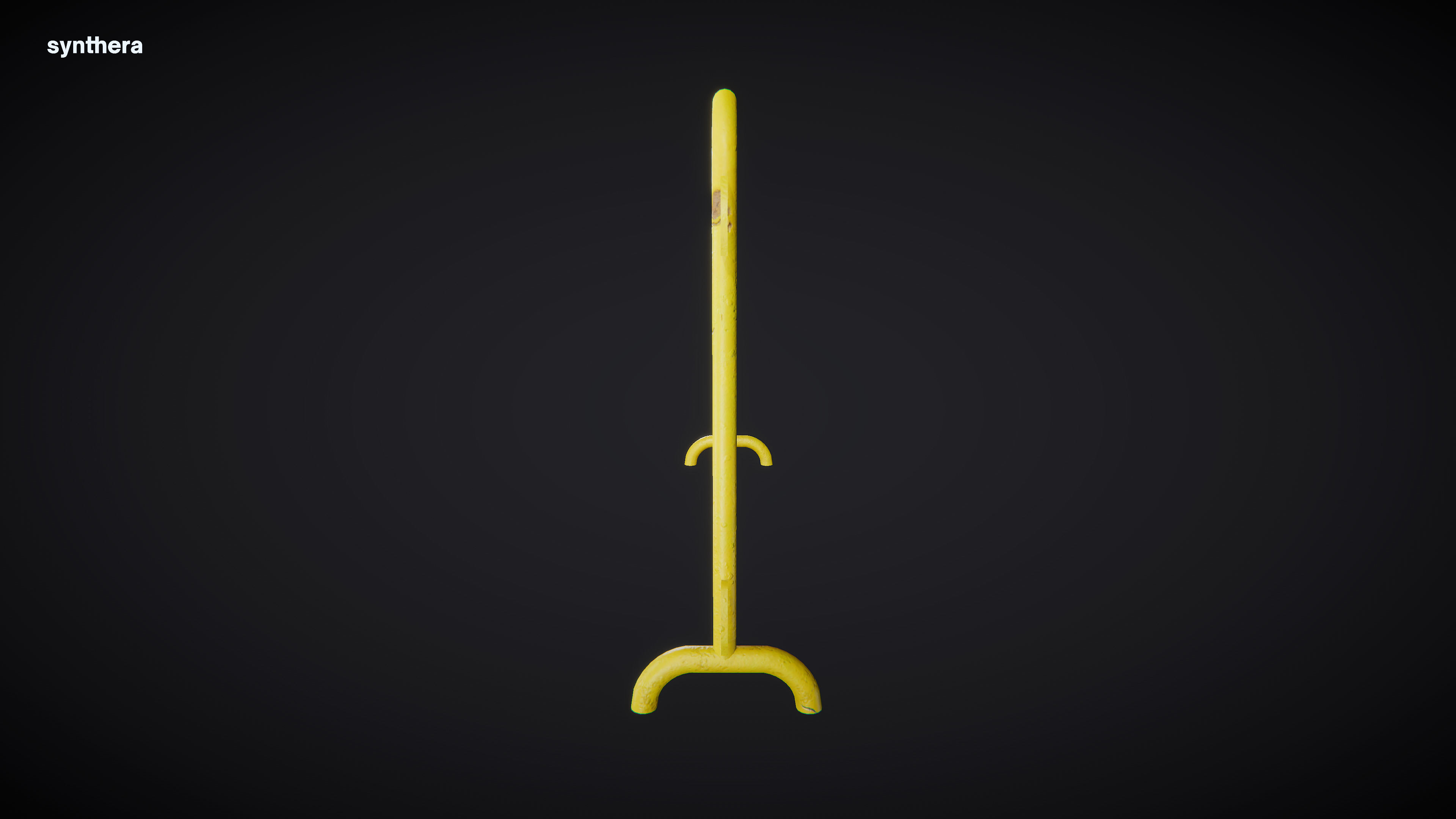 Barrier Metal Fence 3D model_3