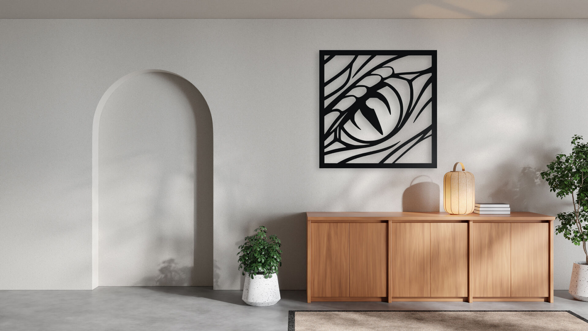 Dragon Eye Wall Art 3D print model_2