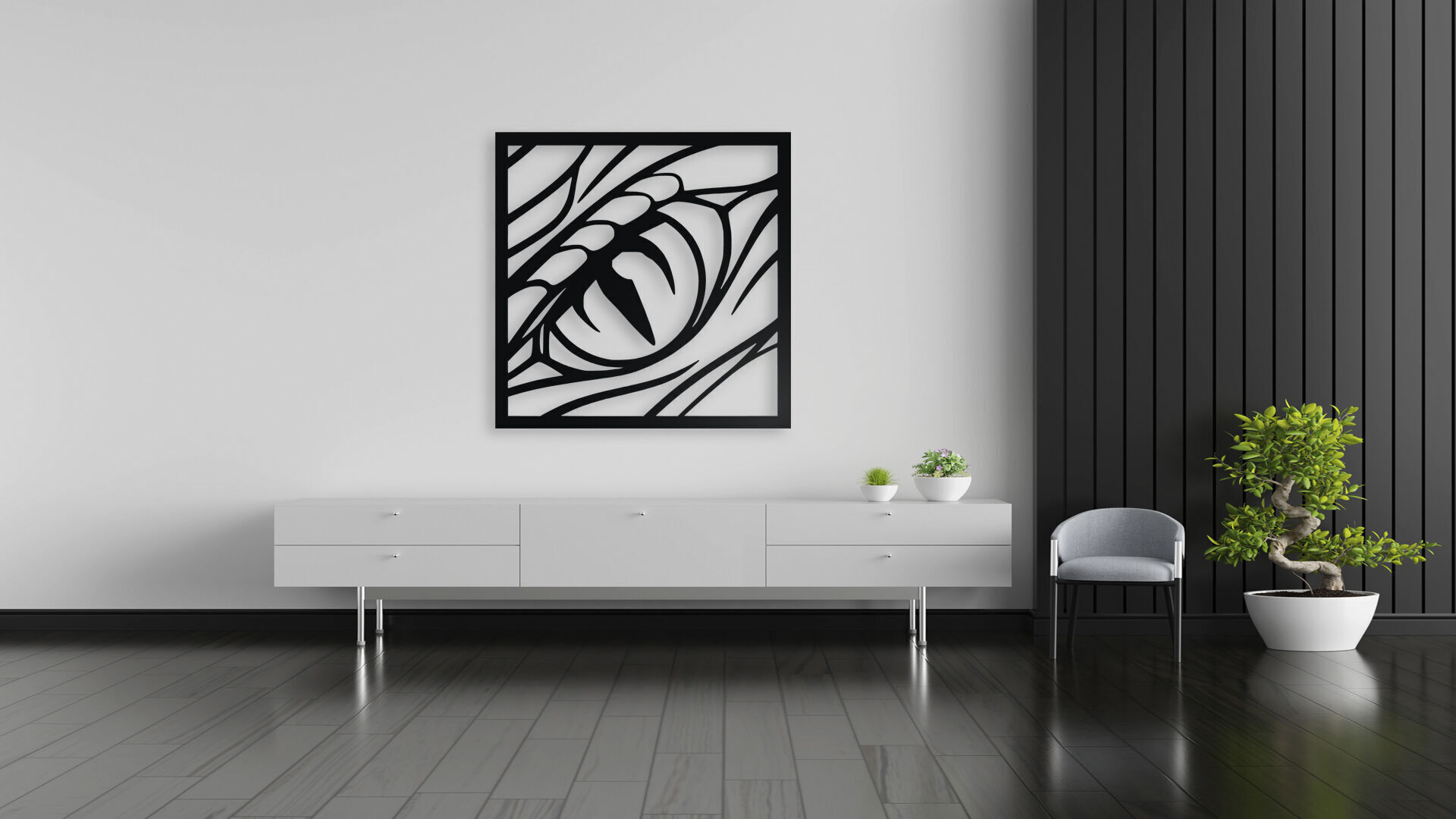 Dragon Eye Wall Art 3D print model_5