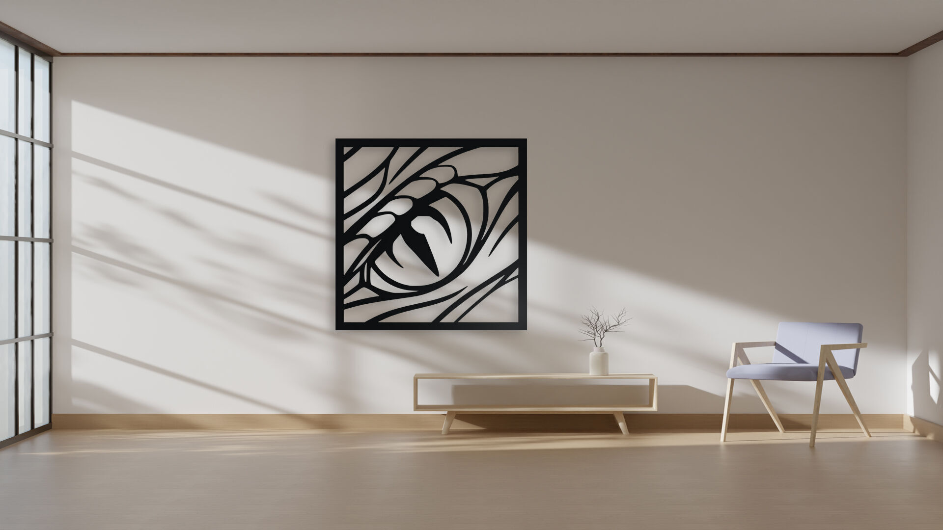 Dragon Eye Wall Art 3D print model_4