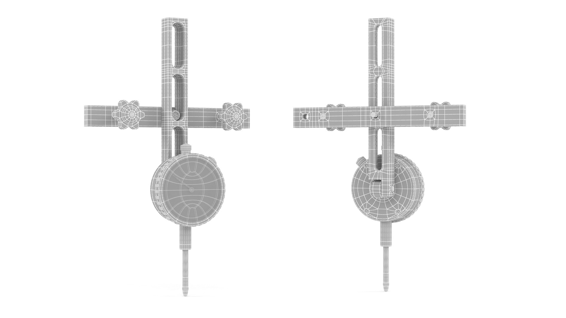 Table Saw Dial Indicator Gauge 3D model_7