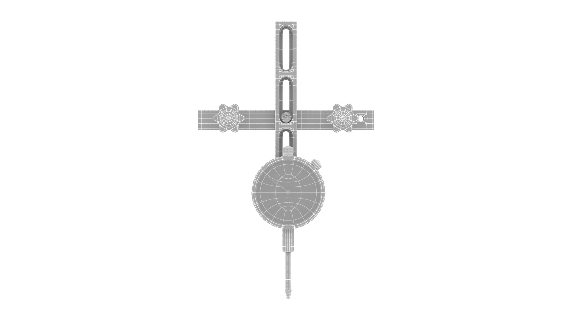 Table Saw Dial Indicator Gauge 3D model_8
