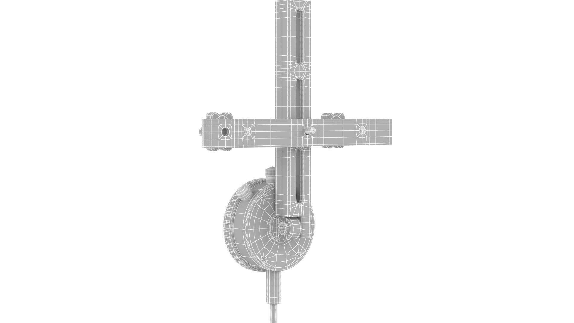 Table Saw Dial Indicator Gauge 3D model_11
