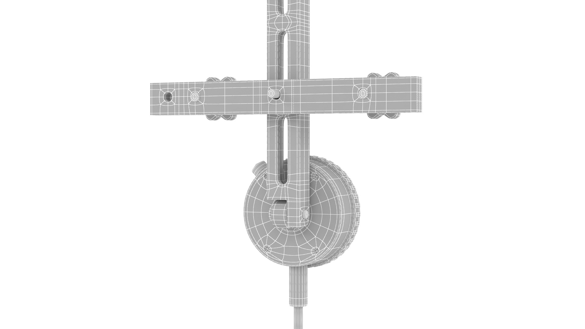 Table Saw Dial Indicator Gauge 3D model_13